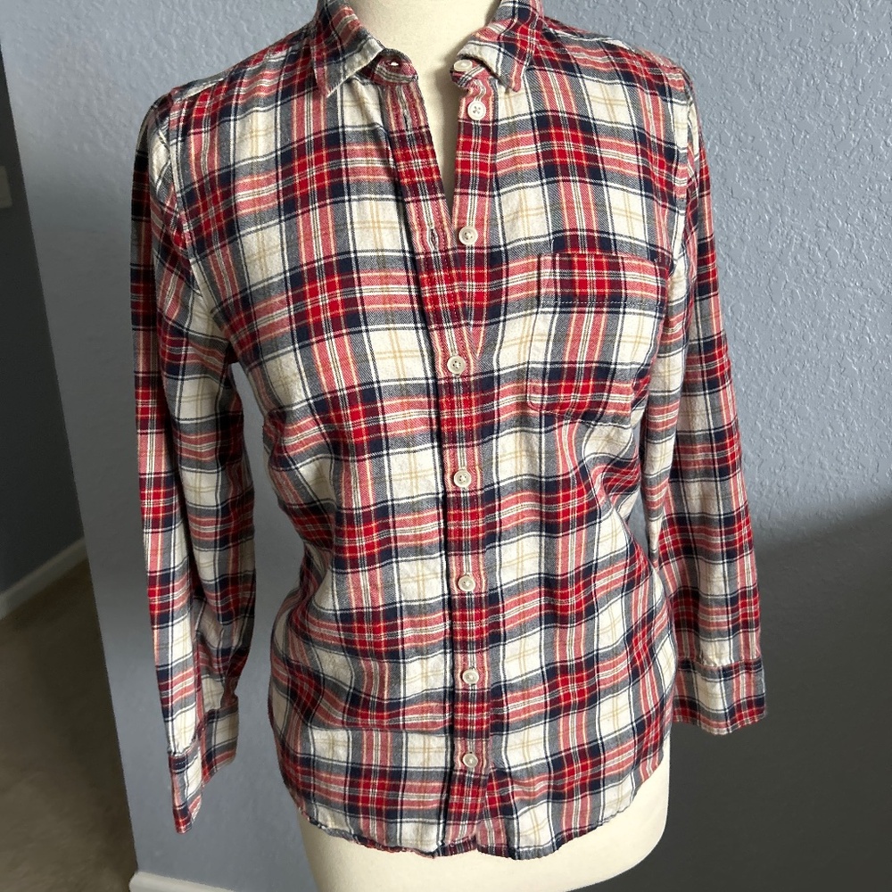 J. Crew Plaid button-down shirt